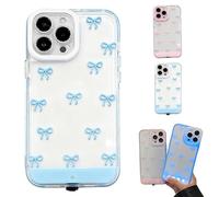 Genérico Vibrant Led Bowknot Phone Case, Vibrant LED Bowknot Phone Case for iPhone 11-17 Pro/Pro MAX, 2026 New Upgrade Light-Up Cover, Cute Glow, Soft TPU Full Protection (for iPhone13,Blue)