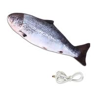 Genérico Vibrating Fish for Dogs, Vibrating Floppy Fish Dog Toy Motion Interactive Chew Toy for Small & Medium Dogs