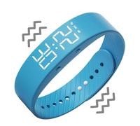 Genérico Vibration Alarm Watch, Slim Rechargeable Reminder Watchs, 5.51-8.27 Inches Digital Alarm Wrist Watch with Silent Vibrations, Lightweight Wearable Clock for Daily Use