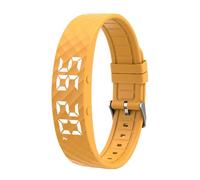 Genérico Vibrierende Alarmuhr Armband - Wiederaufladbare tragbare Vibrationsuhr mit LED-Anzeige | Weckerarmband aus Silikon für Reisen, Fitness & Alltag | Leiser Vibrationswecker mit USB-Ladung