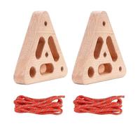 Genérico Viga de Dedos de Escalada,Equipo de Fitness de Madera Triangular