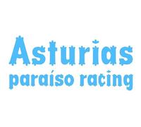 Genérico Vinilo de Corte Pegatina Asturias Paraiso Racing 15x6,7cm (Azul Claro)