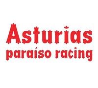 Genérico Vinilo de Corte Pegatina Asturias Paraiso Racing 15x6,7cm (Rojo)
