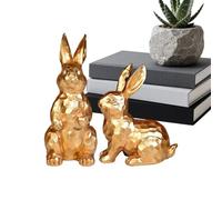 Genérico Vintage Easter Decor - 11cm Easter Bunny Home Decor | Spring Rabbit Table Centerpieces for Living Room Bedroom Office Entryway Hallway Shelf Cabinets Porch Garden Holiday Party