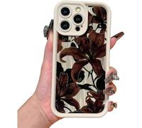Genérico Vintage Floral Decadent Lily Phone Case for iPhone 17/16/15/14/13/12/11pro MAX, Anti-Scratch Protective Cover with Retro Botanical Design (B1,11Pro MAX)