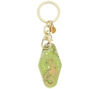 Genérico Vintage Illustrated Zodiac Keychain, 12 Astrology Signs Enamel Charm, Retro Motel Style Car Pendant, for Astrology Lovers (Capricorn)