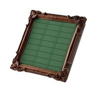 Genérico Vintage Jewelry Holder - European Style Resin Display Tray | Retro Ring Earring Stand | Aesthetic Jewellery Trinket Dish For Wedding Vanity Bedroom Counter, Elegant Storage Gift