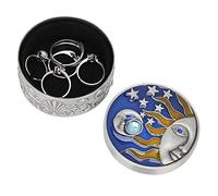 Genérico Vintage Jewelry Storage Box Craft Gift Ornament Trinket Storage Box (tin edge)