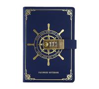 Genérico Vintage Journal | PU Leather 300 Pages Password With Pen,Note Book Journals With Lock | Teen Girls Women Men Home Office School Dorm Travel Birthday Christmas