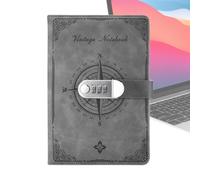 Genérico Vintage Lockable Diary, A5 Password Journal With Combination Lock