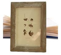 Generico Vintage Picture Frames, Decorative Wood Picture Frames, 4.53x6.1x0.59 Inches, Table Top and Mounting, 3x5 Inch for Wedding Photos, Gallery Wall Decor, Elegant Home Decoration