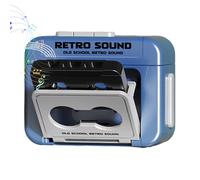 Genérico Vintage Recorder Tape Keychain - Cassette Tape Pendant Keyring, musicPlayback Function Accessory, Retro Keychain For Bags Mobile Phones Car Keys Backpacks | musicLover Pendant Gift Accessory