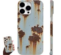 Genérico Vintage Rust Look Phone Case Compatible for iPhone, Rusty Imitation Case Cover, Vintage Rusty Glossy Pattern Abstract Drop-Proof Phone Case for iPhone 16/15/14/13/12/11 Series (A,13promax)