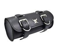 Genérico Vintage Saddlebags, Waterproof Side Panniers, 12.2x5.12 Inches Classic Clip Closure Design, Sturdy Storage Solution for Motorcycle, Cruiser, Touring Bike, or Outdoor Road Trips
