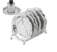 Genérico Vintage Serving Trays For Party Homeowners Home | Stainless Steel Drink Dish | Metal Decorative Tray | Dining Table Bar Office Buffet Entertainers Dinner Party Wedding Afternoon Tea Home