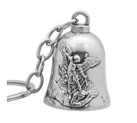 Genérico Vintage Small Bell Key Ring, Retro Metal Mini Bells, Silver Blessing Charm for Stylish Decoration, Alloy Build with Clear Ring Sound, Decorative Craft Accessory, Everyday Use for Bags Home