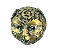 Genérico Vintage Tabletop Sculpture, Compact Human Face Ornament, 20cm Resin Figurine with Detailed Craft, Material, Decorative Sculpture with Elegant Design, Home Decor for Bookshelf and Bedside
