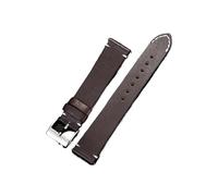 Genérico Vintage Watch Strap 16mm 18mm 20mm 22mm 24mm Quick Release Cowhide Watchband Universal Watch Strap Accessories Bracelet(Dark Brown,18mm)