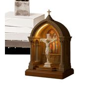 Genérico Virgen María Luce Night Light - Lámpara de mesa devocional religiosa, de estatua cristiana católica, regalo espiritual para mujeres, mamá y creyentes | Dormitorio, sala de estar y decoración