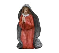 Genérico Virgin Mary Statue - Christian Figurine Desk Decor, Blessed Mother Sculpture Ornament | Religious Gift For Nightstand, Bookshelf, Dressing Table, & Living Room Display
