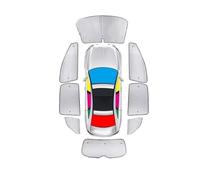 Genérico Visera Coche Sombrilla para Xpeng G6 2023 2024 2025 Parasoles De Coche Cobertura Parasol para Cubiertas Ventana Lateral Protección UV