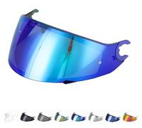 Generico Visera compatible con Shark Spartan - Skwal - Skwal 2 - D Skwal (no Spartan GT) (azul)