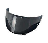 Genérico Visera de Ca-sco C10 for HJC C10 HJ34P, protector facial de motocicleta, lente de repuesto, accesorios Ca-sco, revestimiento interior, lentes con protección UV(Deep Black)
