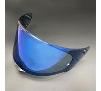 Genérico Visera de Ca-sco compatible con LS2 FF320, FF353, FF328 y FF800, protección integral, anti-UV, accesorios de repuesto Ca-sco Moto.(Blue)