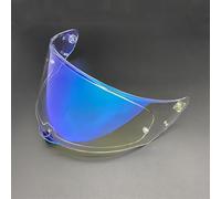 Genérico Visera de Ca-sco compatible con LS2 FF320, FF353, FF328 y FF800, protección integral, anti-UV, accesorios de repuesto Ca-sco Moto.(Revo Clear Blue)