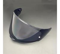 Genérico Visera de Ca-sco compatible con LS2 FF320, FF353, FF328 y FF800, protección integral, anti-UV, accesorios de repuesto Ca-sco Moto.(Deep Black)