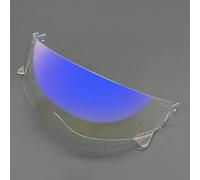 Genérico Visera de Ca-sco COVERT for SCORPION EXO Combat Covert-X Visera Ca-sco, protector facial for motocicleta, lente de repuesto, protector solar, resistente al viento(Clear Blue)