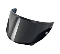 Genérico Visera del casco, Visera de casco HJ42 for HJC RPHA 12 Carbon RPHA 12, repuesto de protector facial for motocicleta, resistente al viento y a los rayos UV.(Deep Black)