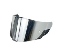 Genérico Visera del casco, Visera de casco TT-Course, protector solar for KYT, protector facial de moto, protección UV, repuesto de policarbonato.(Silver)