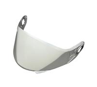 Genérico Visera del casco, Visera FF370 for casco LS2 FF325 FF394 FF386 FF370, protector facial, accesorios duraderos, repuesto for motocicleta, resistente al viento, con protección UV.(Silver)