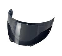 Genérico Visera del casco, Visera for Ca-sco HJ33 for HJC i90 i91. Pantalla facial HJ33 con protección UV, resistente al viento y al sol. Lente de policarbonato duradera.(Deep Black)
