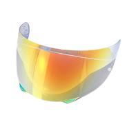 Genérico Visera del casco, Visera for Ca-sco HJ33 for HJC i90 i91. Pantalla facial HJ33 con protección UV, resistente al viento y al sol. Lente de policarbonato duradera.(Clear Red)