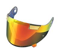 Genérico Visera del casco, Visera JARAMA for casco MT Jarama Jarama SV V32, protector facial de repuesto, protector solar, protección UV, antivaho, accesorios for motocicleta(Deep Red)