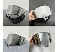 Genérico Visera for Ca-sco de motocicleta con lentes protectoras for Alpinestars Supertech R10 y protección UV.(Silver)