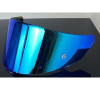 Genérico Visera for Ca-sco de motocicleta KYT TT COURSE, Ca-sco integral, accesorios for motocicleta, parabrisas anti-UV, KYT Capacete(Revo Deep Blue)