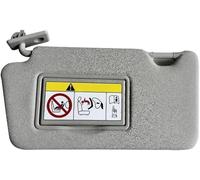 Genérico Viseras del coche Parasol de repuesto con espejo maquillaje para Nissan para Versa 2015-2019, piezas interiores del coche(Left)
