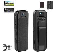 Genérico Vision Live Body Camera, Body Camera, HD 1080p Rechargeable Mini Body Camera with Night Vison&Rotating Lens, Body Cameras with Audio and Video Recording (WiFi+16GB)