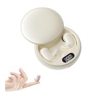 Genérico Visound Drifts - Invisible Earbuds, Vision Beam Visound Drifts - Invisible Earbuds, Earphones for Sleeping, Light-Weight Noise Blocking, for Sleeping, Working, Hiking (Milky White)