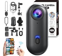 Genérico Visus CAM, Visuscam - Mini 120 4K Camera for Recording, POV Pro Body Camera, HD 1080p/4K Mini Wearable Body Action Cameras with Audio Video, for Vlogging Diving Cycling (Black-1080P,32G)