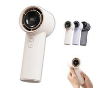 Genérico Vitalsecom - Breezio Fan, Hand Folding High-Speed Turbine Fan, 100 Levels Of Infinite Wind Speed, 3s Fast Cooling, for Hot Day, Anywhere (white)