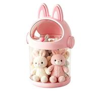 Genérico Vitrina De Figuras | Gran Contenedor Transparente Y Mono Con Tapa | Vitrina Pequeña,Muñecas, Juguetes, Deportes, Béisbol, Fútbol, Modelos De Coches, Joyería,