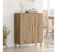Genérico Vitrina Roble Artesanal 70 x 34 x 90 cm Madera contrachapada,Armarios y Almacenamiento,Aparadores-880626