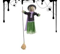 Generico Volante de Halloween - Animado en con Efectos de luz LED, activación del Sensor sonoro, tecnología de Movimiento Touch Control | Decoración Exterior espectral para