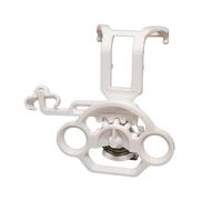Genérico Volante para GameSir Nova Lite, volante mini impreso en 3D, accesorio auxiliar de repuesto para mando de videojuegos (blanco)