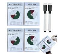 Genérico Voleibol Track Rueda, Herramienta Estratégica de Entrenamiento de Rotación Voleibol, Cuaderno de Rendimiento Jugador Equipo de Entrenamiento Borrable para Time-Outs Entrenamientos Reemplazos