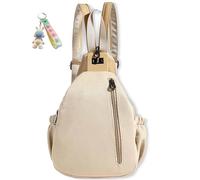 Genérico Vovtva Bag, Mini Shoulder Purses, Women'S Multi-Compartment Large Capacity Backpack, for Women, Travel, Shoulder, Laptop (Khaki)